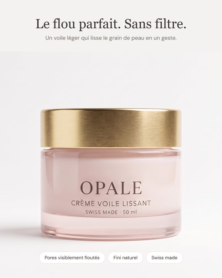 Visuel publicitaire OPALE, marque fictive du studio, 2/3